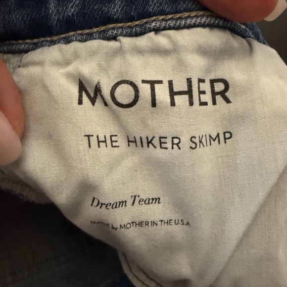 MOTHER Hiker Skimp in Dream Team. Size 27 - Picture 4 of 6